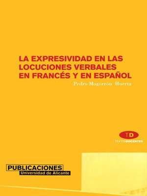 cover image of La expresividad en las locuciones verbales en francés y en español